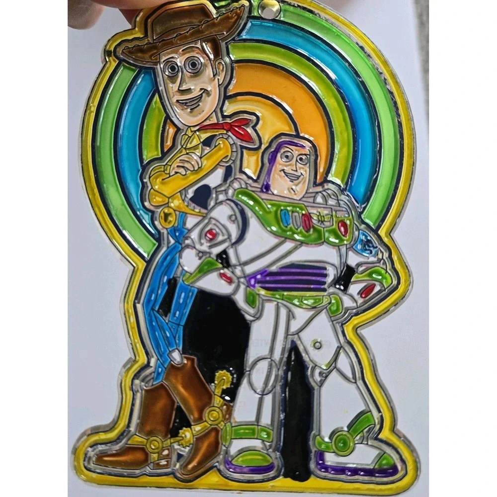 Disney Pixar Toy Story Woody Buzz Lightyear Suncatcher Greenbriar Window Hanging